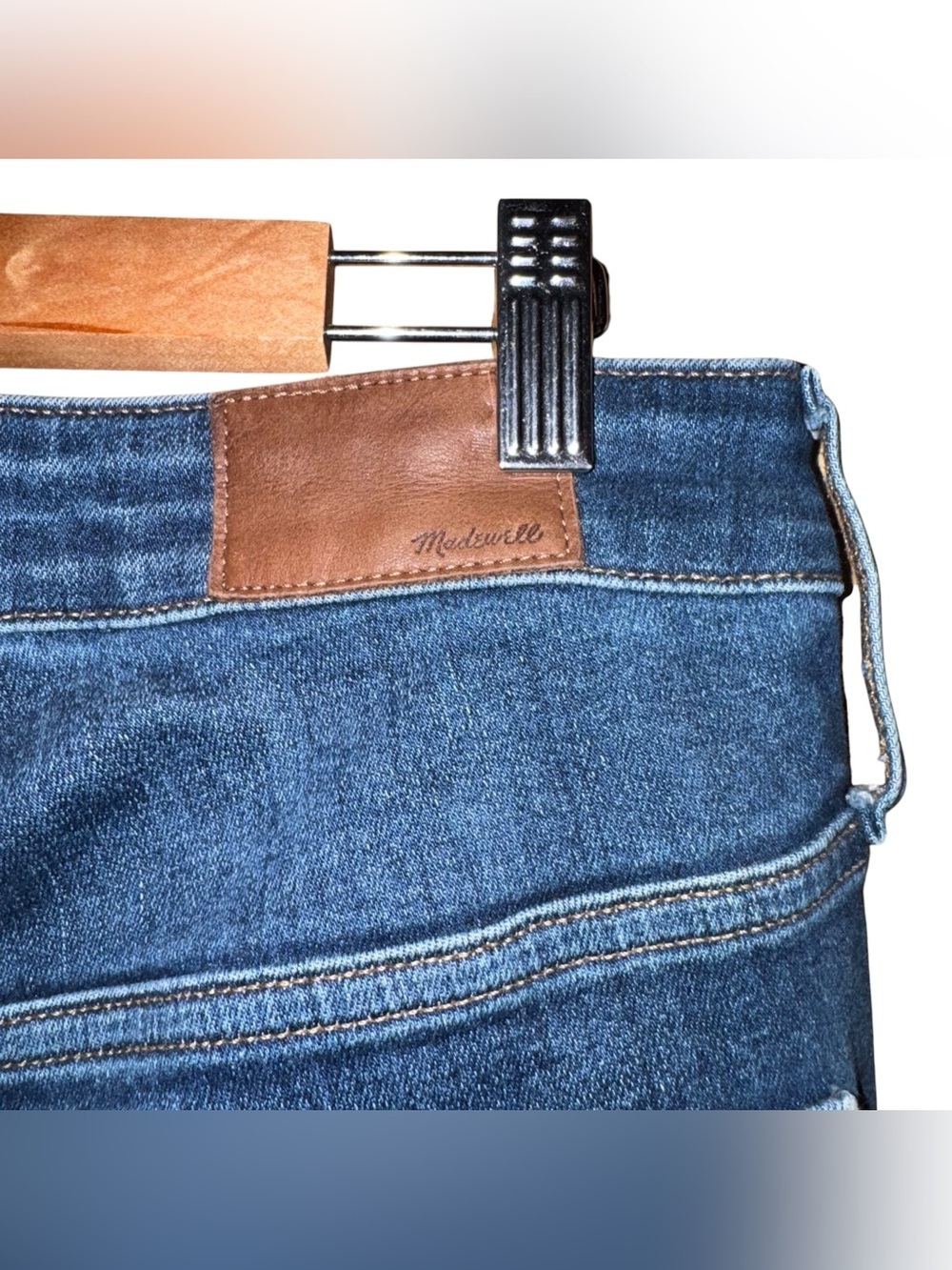 MADEWELL Curvy High-Rise Skinny Jeans in Lanette Wash Plus Size 16W - Picture 9 of 13
